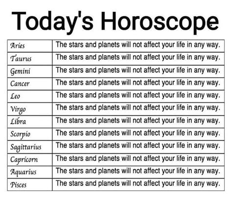 horoscopes are fake meme